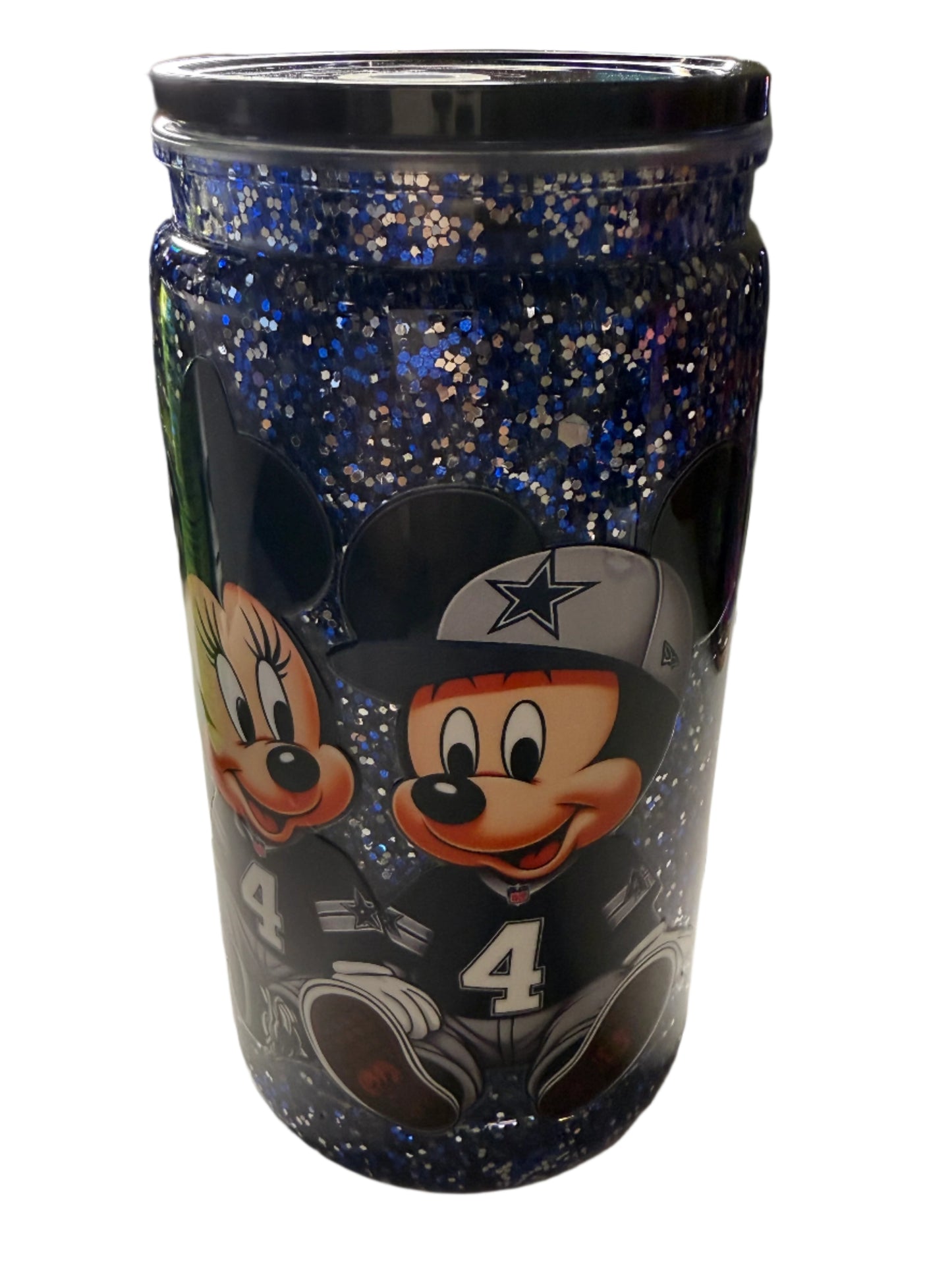 16oz Acrylic SnowGlobe Cup with Color Lid (Choose any decal to add-on)