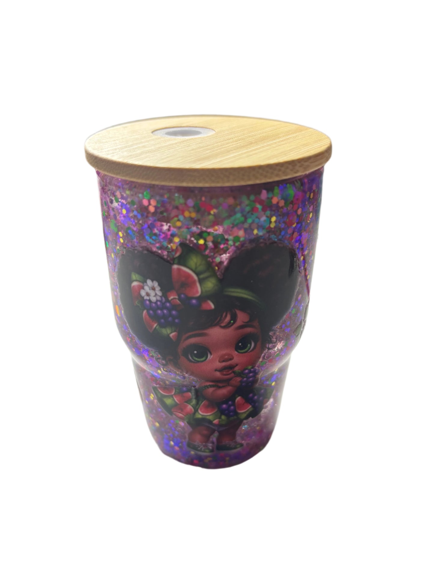 4oz Shot Glass SnowGlobe(Choose any Decal to Add)