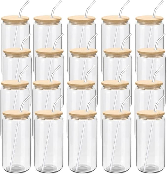 16OZ Non-Snow Globe Glass Cup(Choose any Decal to Add)